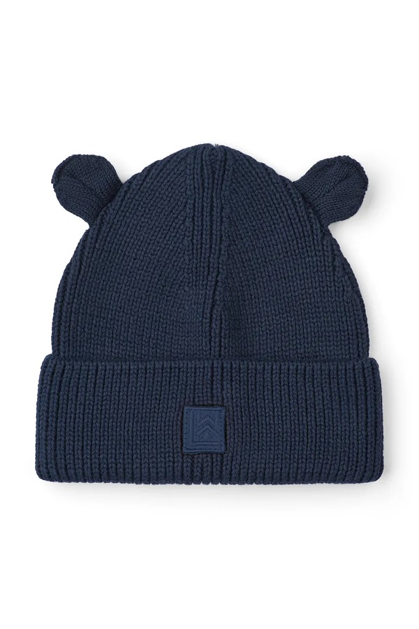 Шапка дитяча бавовняна Liewood Gina Beanie колір темно-синій