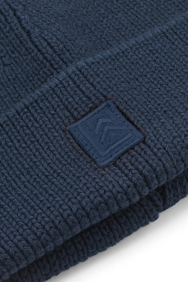 Шапка дитяча бавовняна Liewood Gina Beanie колір темно-синій фото 3