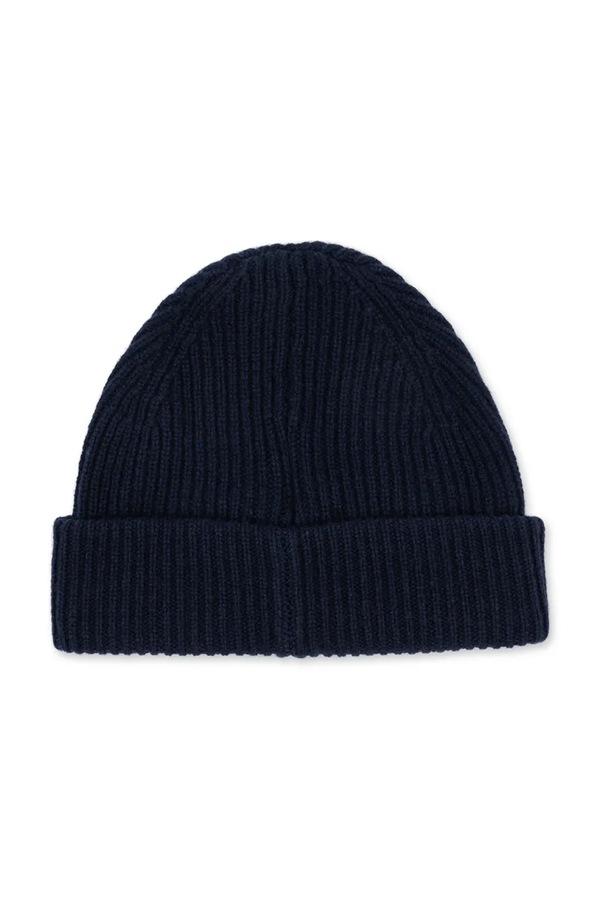 Шапка beanie дитяча бавовняна Konges Sløjd BASIL BEANIE колір темно-синій