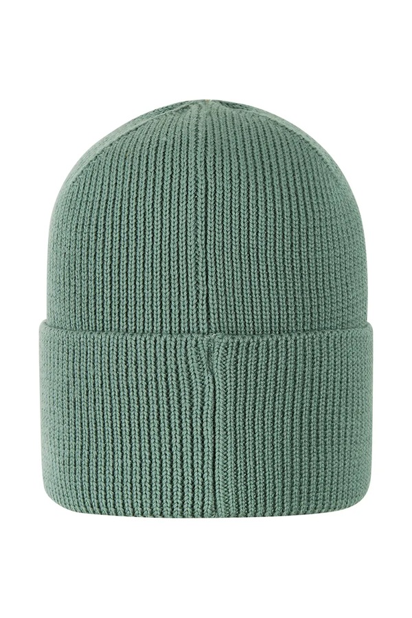 Шапка beanie детская из мериносовой шерсти Reima Reissari цвет зеленый