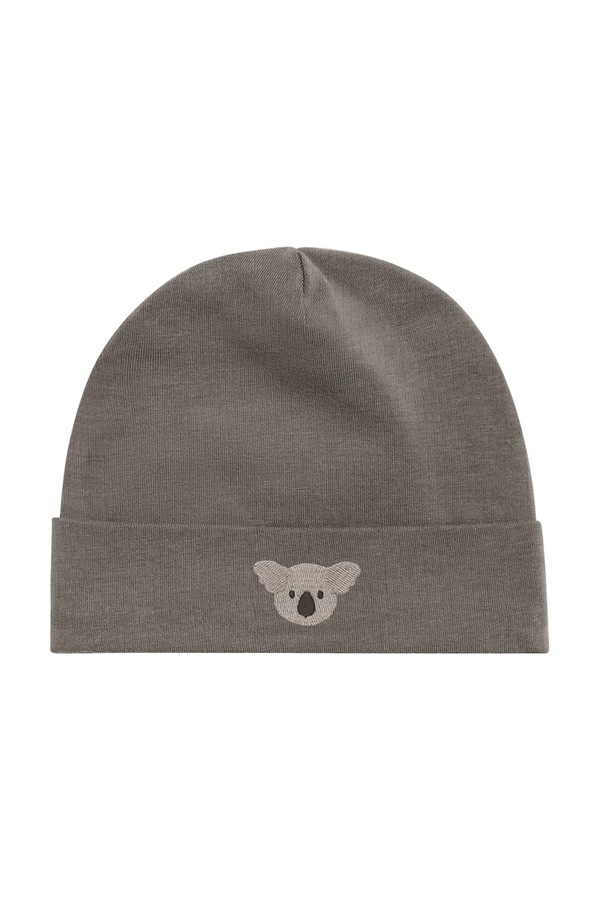 Шапка beanie детская с хлопком Donsje Koala цвет серый