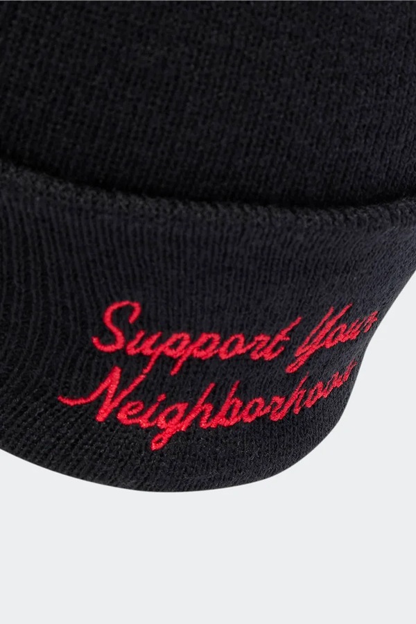 Шапка beanie дитяча adidas Performance колір чорний фото 4