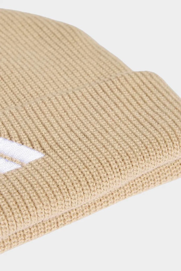 Шапка beanie дитяча adidas Performance колір бежевий фото 2