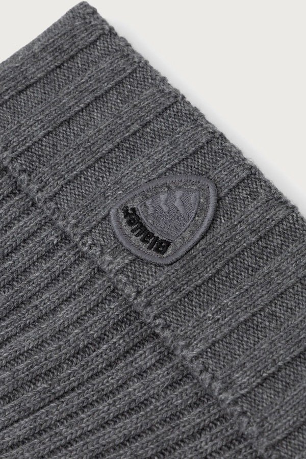 Шапка beanie мужская из добавлением шерсти Blauer цвет серый фото 2