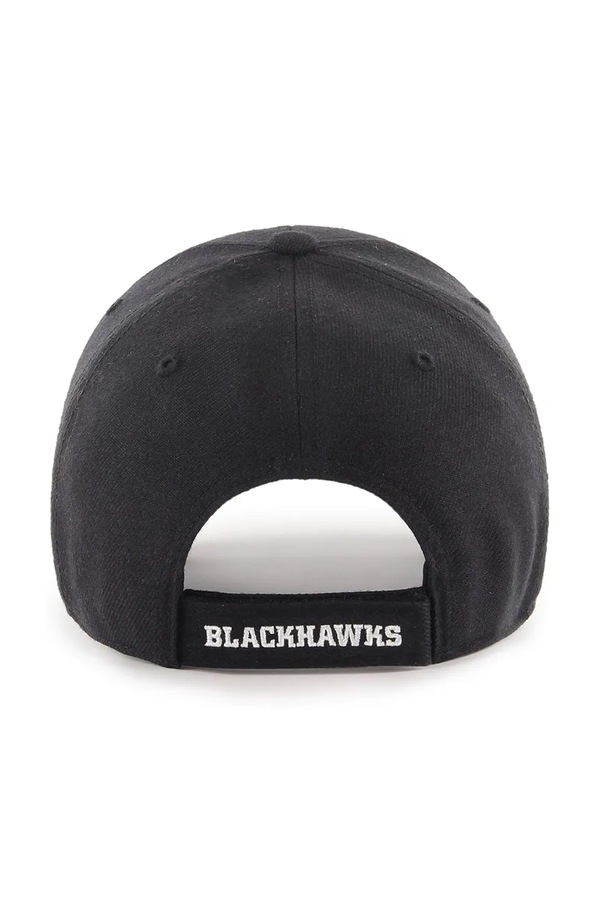Кепка из добавлением шерсти 47 brand Chicago Blackhawks цвет черный