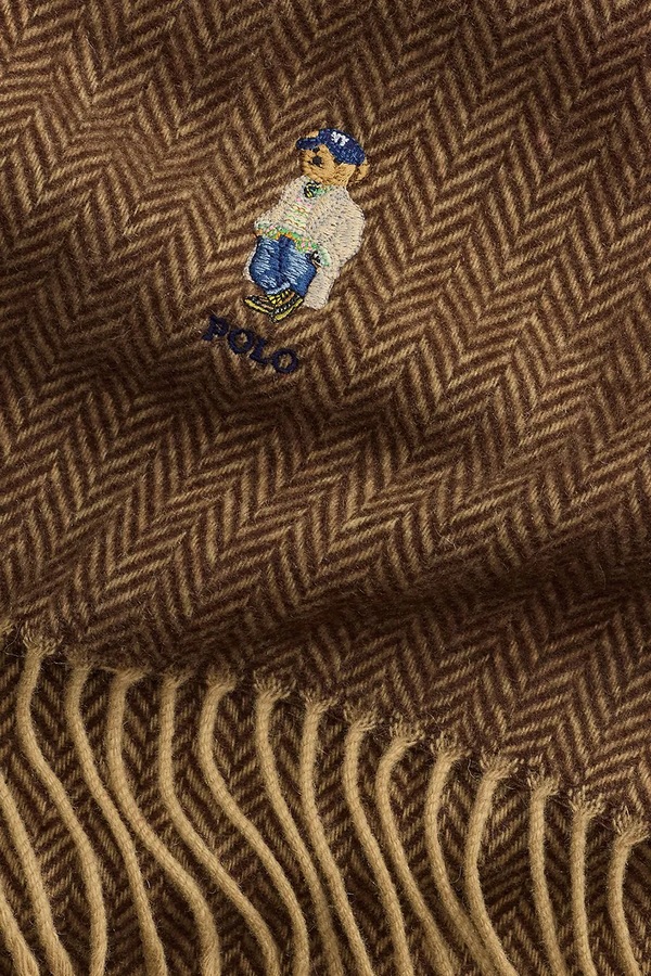 Комплект чоловічий вовняний Polo Ralph Lauren колір коричневий фото 2