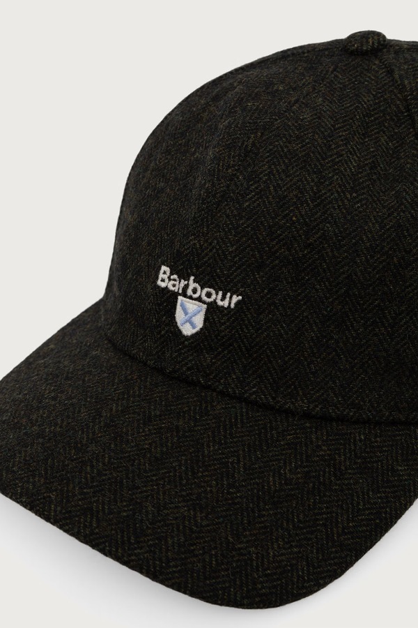 Кепка мужская с шерстью Barbour цвет зеленый