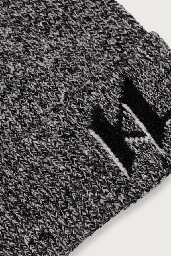 Шапка beanie чоловіча з додаванням вовни Karl Lagerfeld колір чорний фото 2
