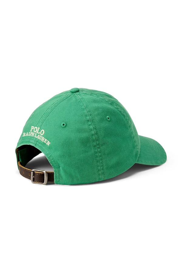 Кепка мужская хлопковая Polo Ralph Lauren цвет зеленый