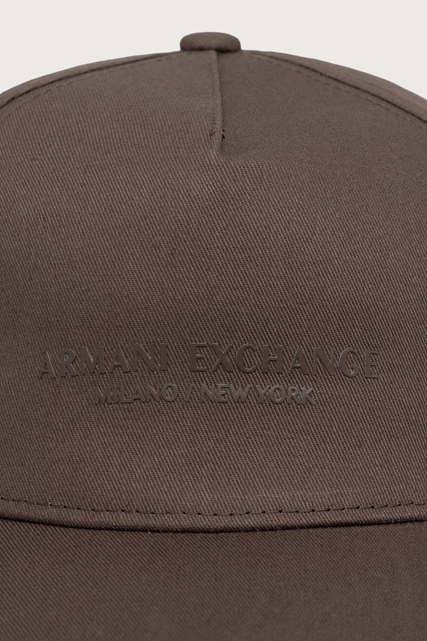 Кепка мужская хлопковая Armani Exchange цвет коричневый