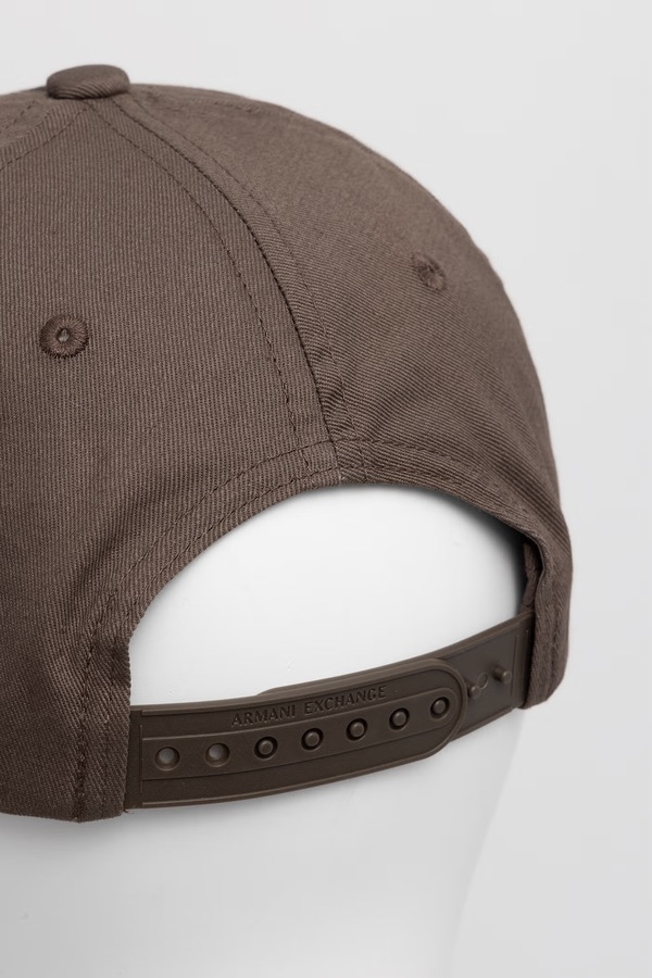 Кепка мужская хлопковая Armani Exchange цвет коричневый фото 2