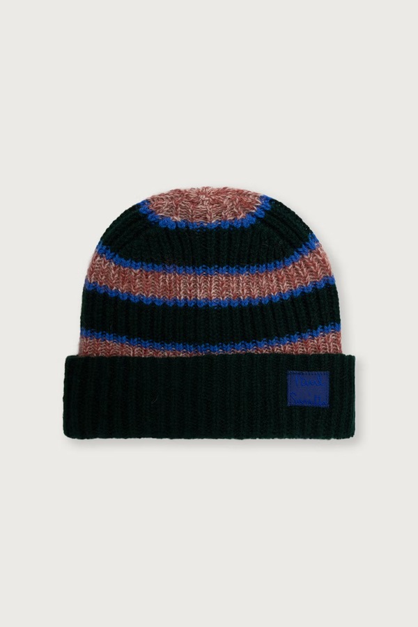 Шапка beanie чоловіча з вовною Paul Smith колір зелений