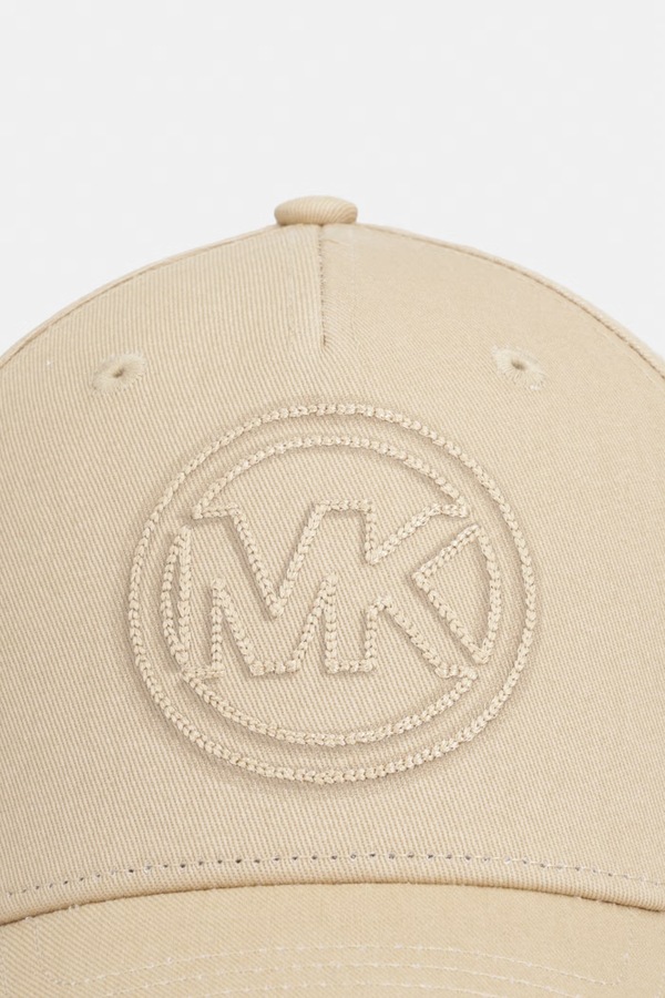 Кепка чоловіча бавовняна Michael Kors колір бежевий