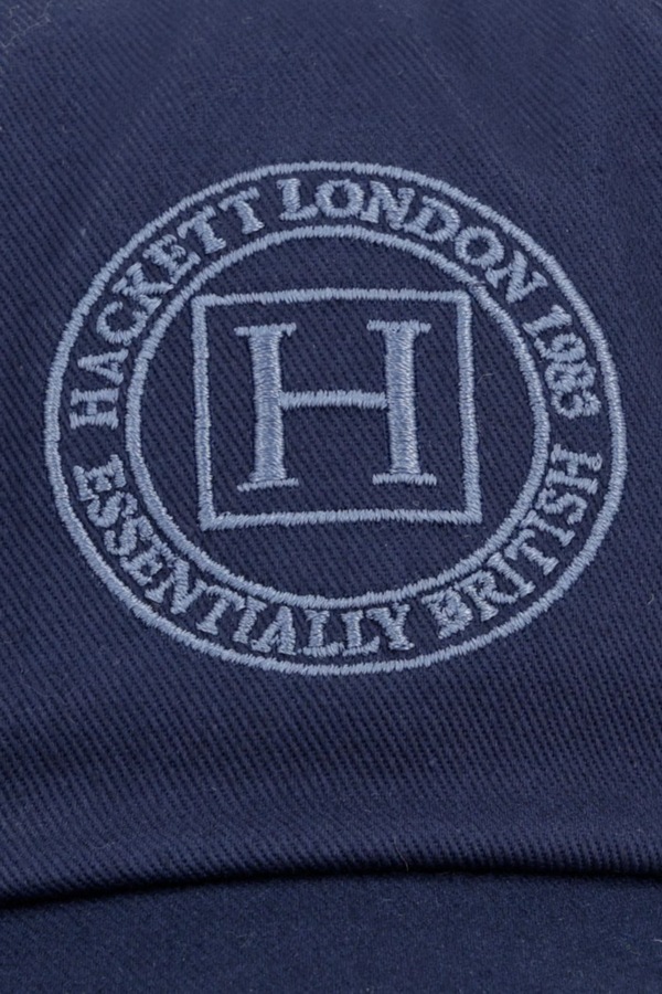 Кепка чоловіча бавовняна Hackett London колір темно-синій