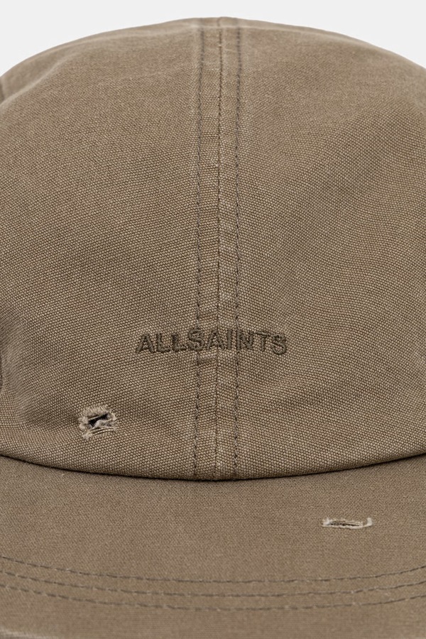 Снепбек чоловічий бавовняний AllSaints колір зелений