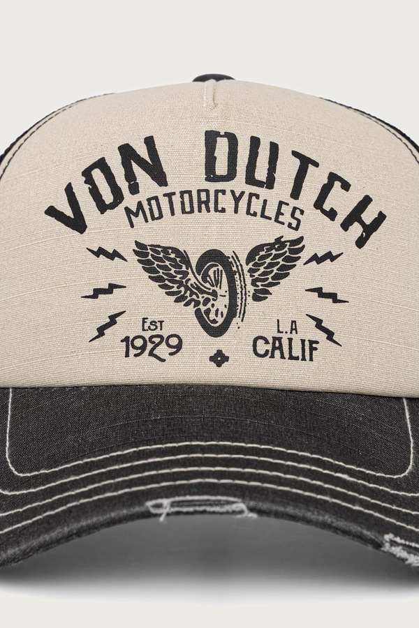 Кепка-тракер Von Dutch колір сірий фото 2