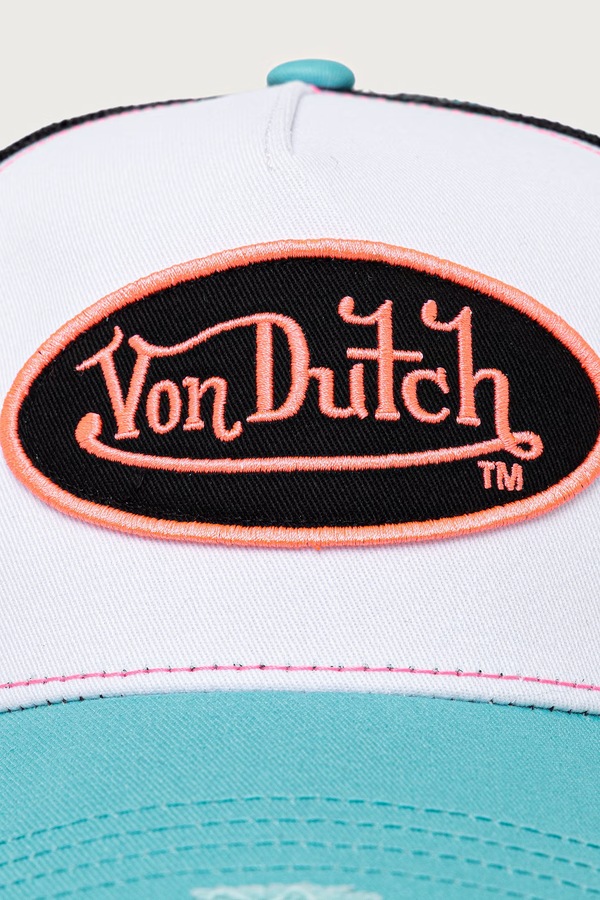 Кепка з бавовною Von Dutch колір білий фото 2