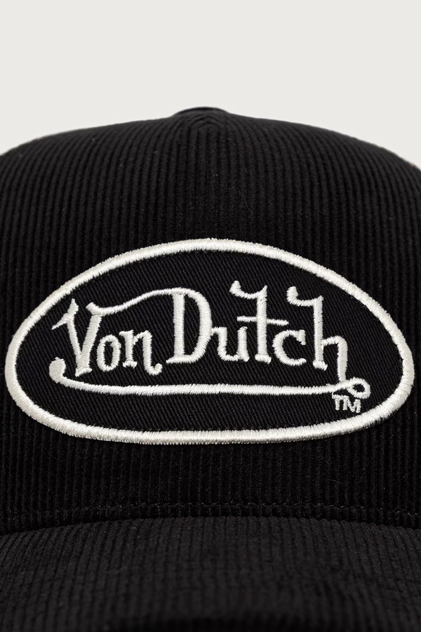 Кепка з бавовною Von Dutch колір чорний фото 3