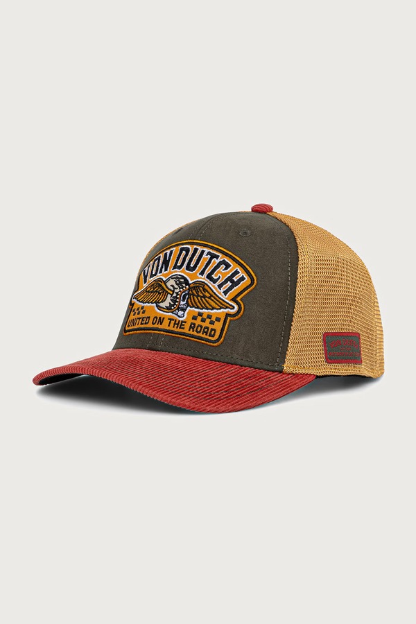 Кепка Von Dutch колір барвистий