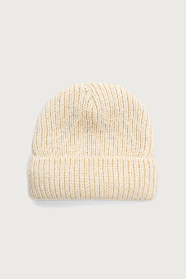 Шапка beanie вовняна Devold Nansen Wool колір бежевий