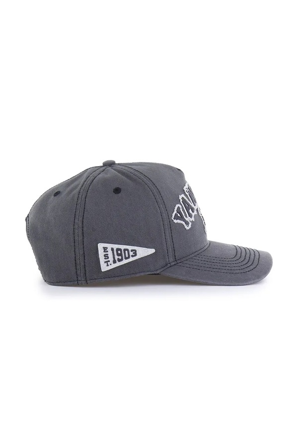 Кепка бавовняна 47 brand MLB New York Yankees колір сірий фото 2