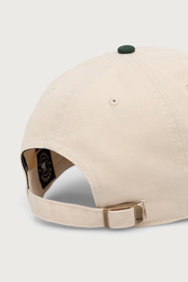 Кепка бавовняна 47 brand MLB Oakland Athletics колір бежевий фото 3