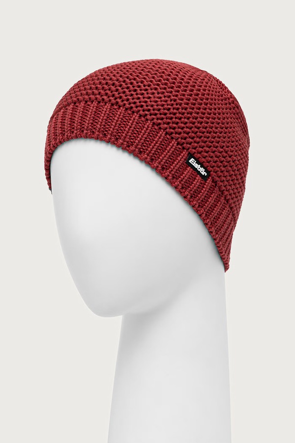 Шапка beanie із мериносовою вовною Eisbar Corson MÜ колір червоний фото 3