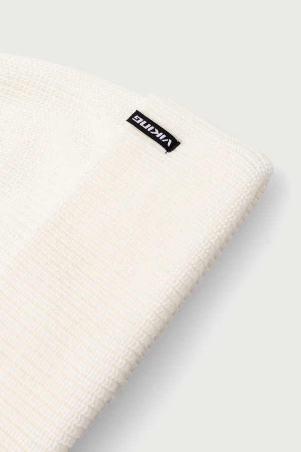 Шапка beanie з додаванням вовни Viking Tigna колір бежевий фото 3