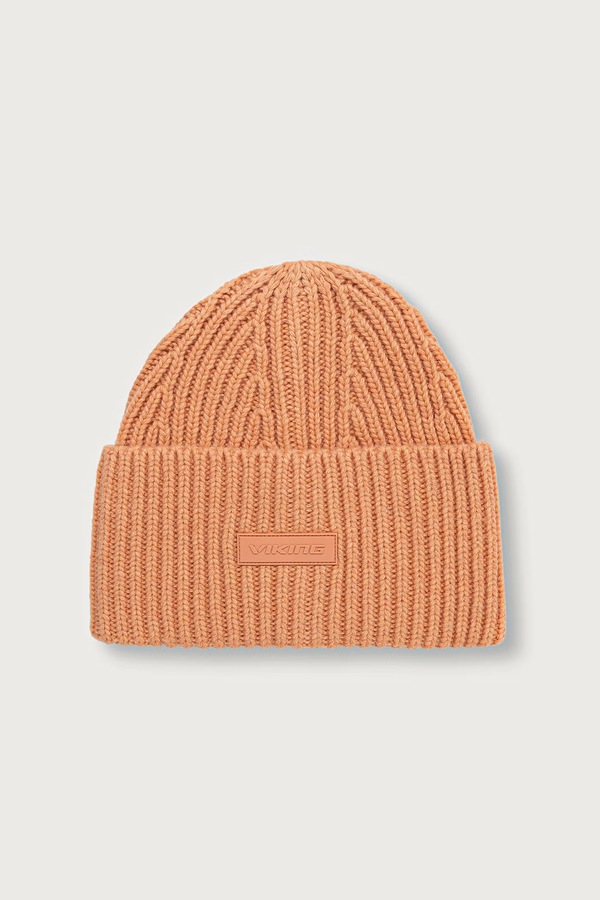 Шапка beanie з вовною Viking Froja Life Style колір помаранчевий