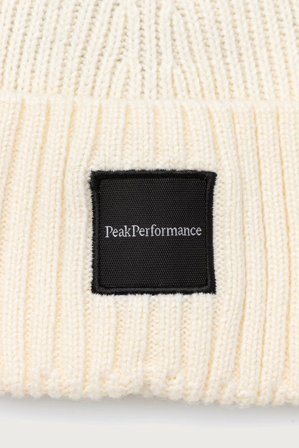 Шапка Peak Performance beanie Cornice колір бежевий фото 3