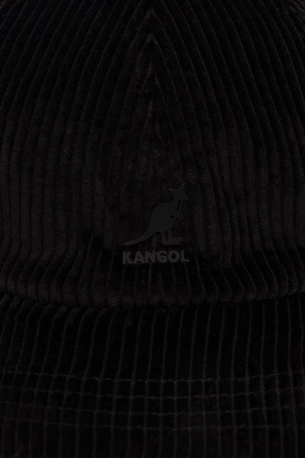Кепка вельветова Kangol COZY CORD EARFLAP BB колір чорний