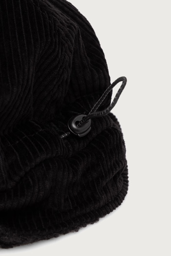 Кепка вельветова Kangol COZY CORD EARFLAP BB колір чорний фото 4