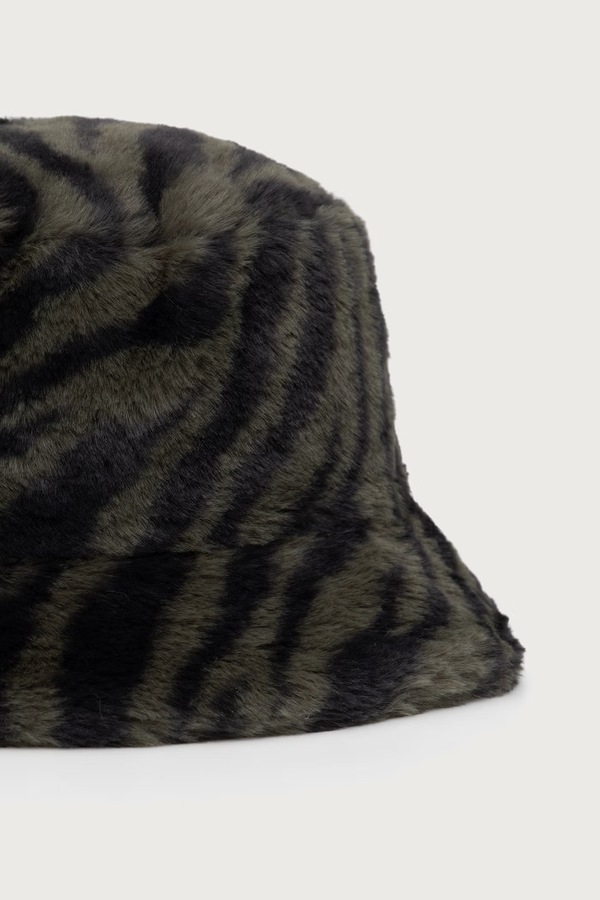 Панама Kangol FAUX FUR BUCKET цвет зеленый фото 2