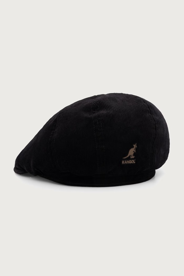 Кашкет вельветовий Kangol CORD HAWKER колір чорний фото 2