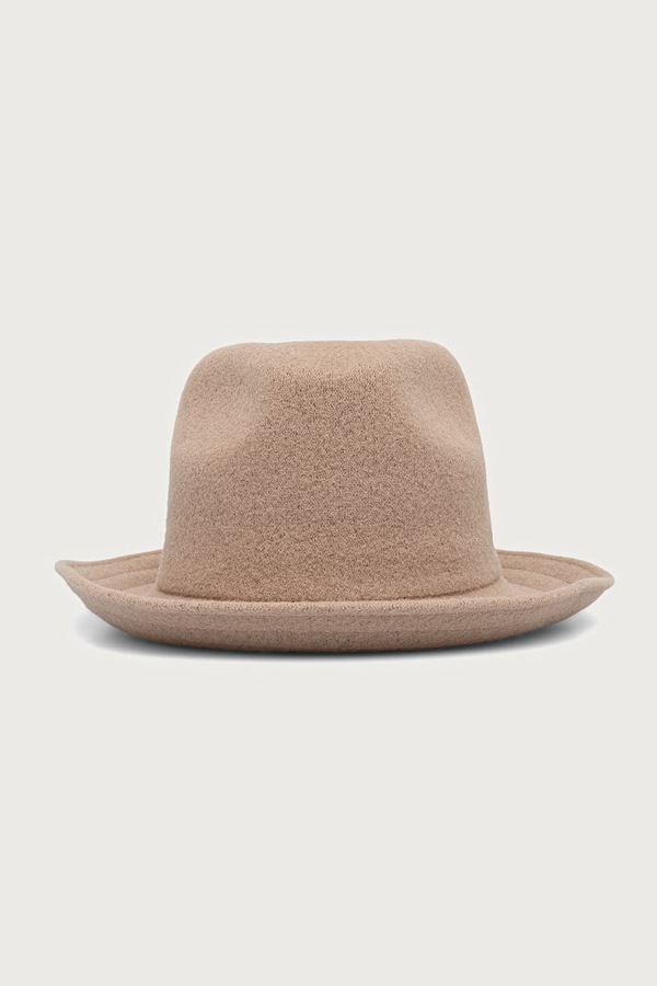 Капелюх з вовною Kangol WOOL SHAPEABLE MAVERICK колір бежевий