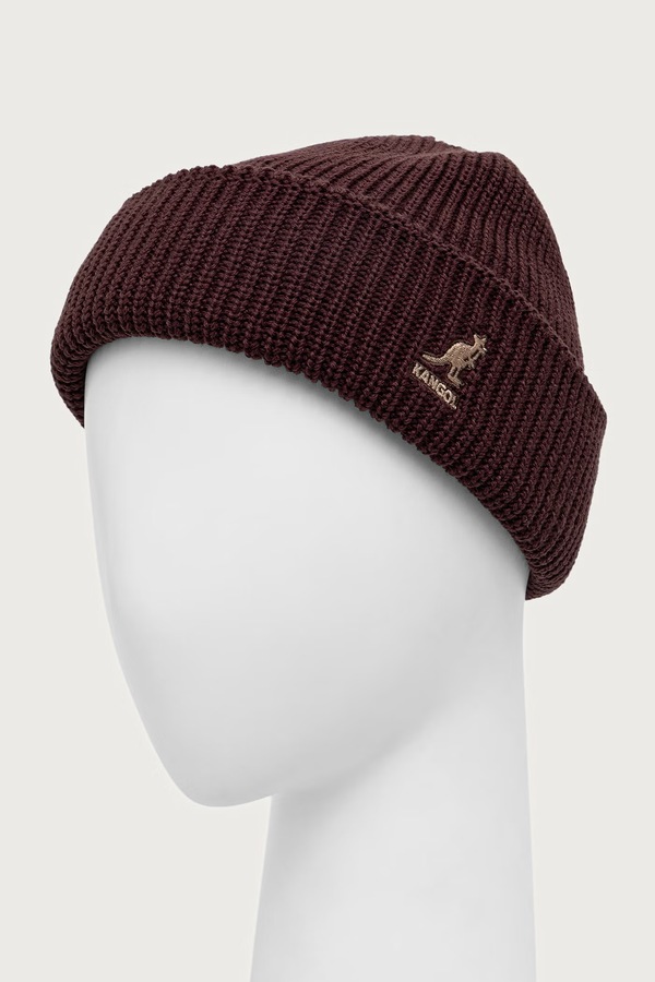 Шапка Kangol beanie CARDINAL 2 WAY колір коричневий фото 2