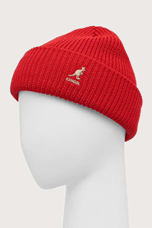 Шапка Kangol beanie CARDINAL 2 WAY колір червоний фото 2