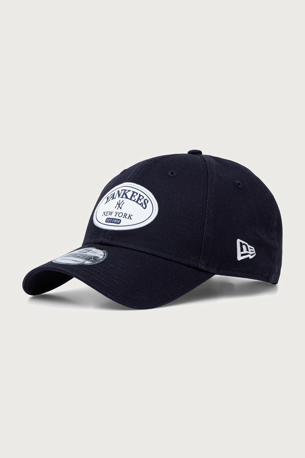Кепка хлопковая New Era PATCH 9FORTY® цвет темно-синий