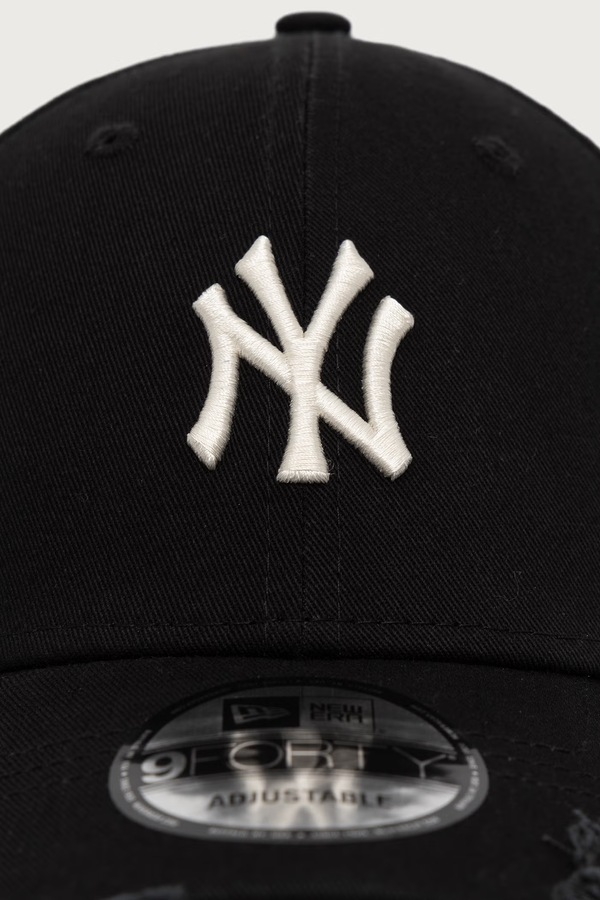 Кепка бавовняна New Era STITCHED 9FORTY® колір чорний фото 2