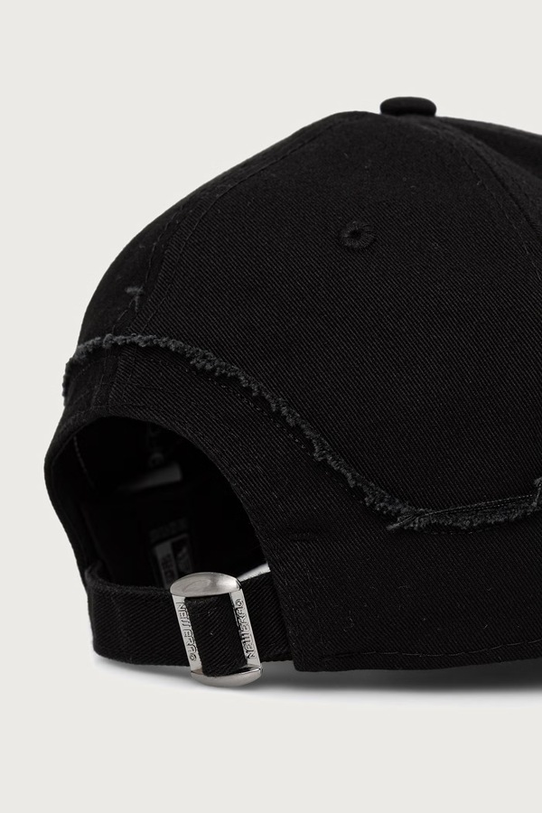Кепка бавовняна New Era STITCHED 9FORTY® колір чорний фото 3