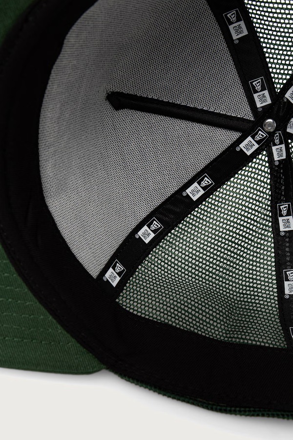 Кепка-тракер New Era OVAL FOAM PATCH TRUCKER колір зелений фото 4