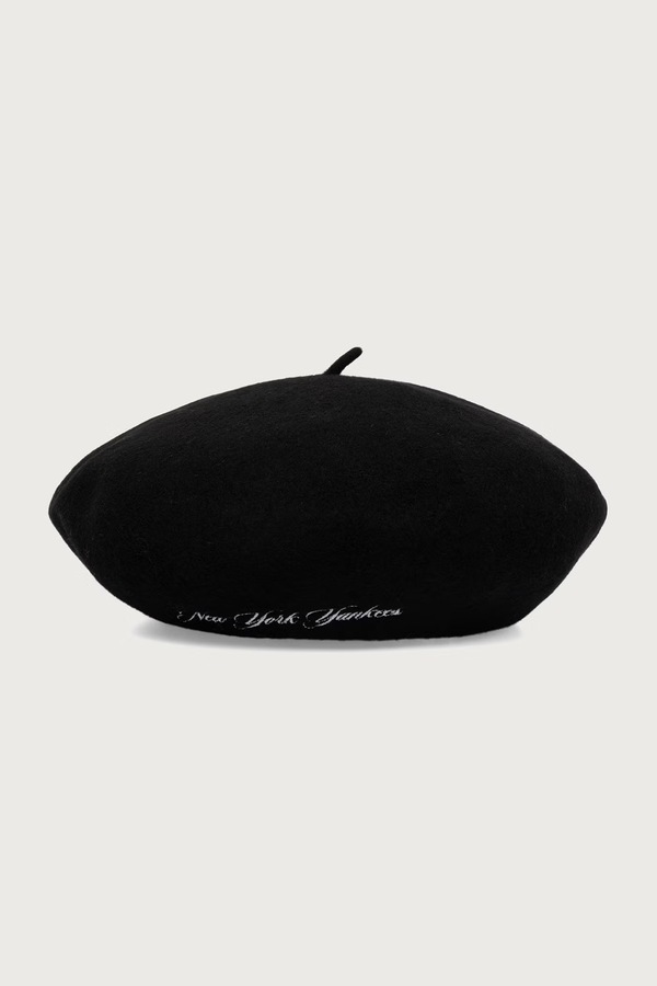 Берет вовняний New Era WOOL SCRIPT колір чорний фото 2