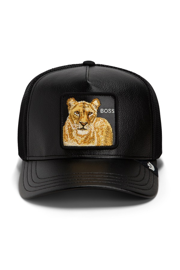 Кепка-тракер Goorin Bros Faux Leather Lioness колір чорний фото 2