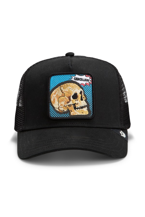Кепка-тракер Goorin Bros POPArt - Cancelled Skull колір чорний фото 2