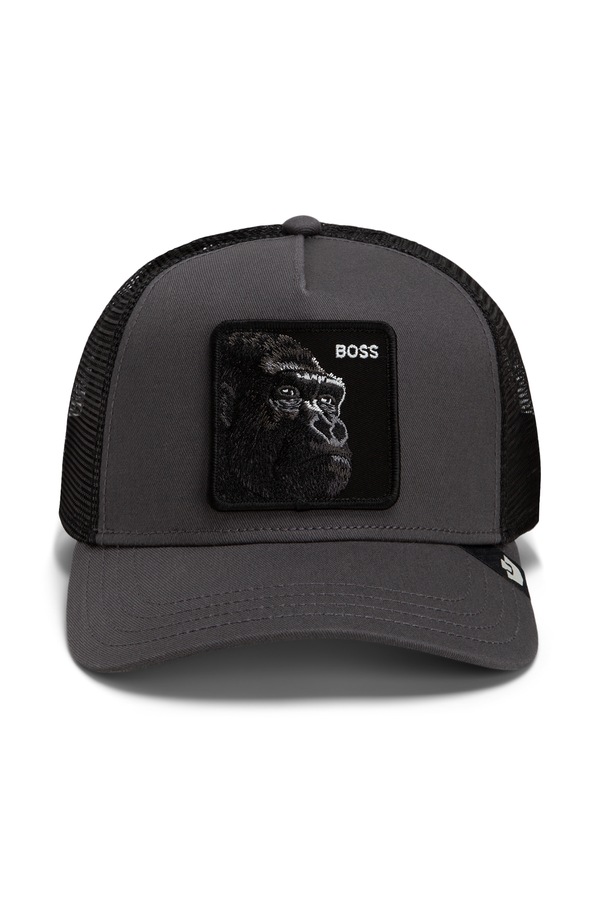 Кепка-тракер Goorin Bros The Boss Trucker колір сірий фото 2