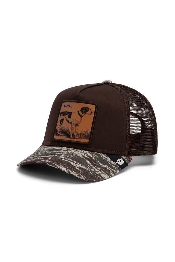 Кепка-тракер Goorin Bros Camo Engraved Dog колір коричневий
