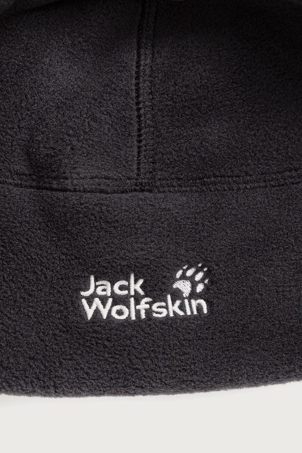 Шапка флісова Jack Wolfskin VERTIGO колір чорний фото 2