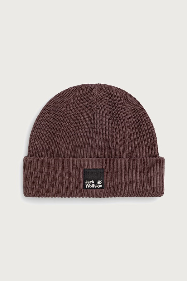 Шапка Jack Wolfskin PERGAMON BEANIE колір фіолетовий