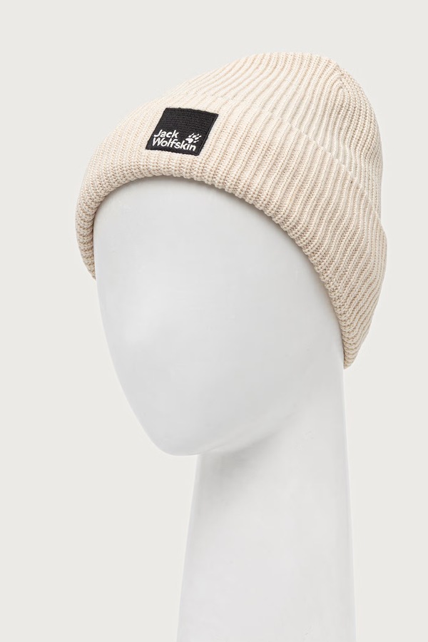 Шапка Jack Wolfskin PERGAMON BEANIE колір бежевий фото 2