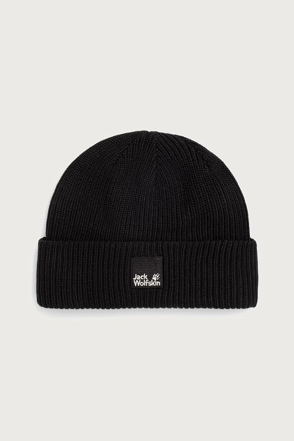 Шапка Jack Wolfskin PERGAMON BEANIE колір чорний